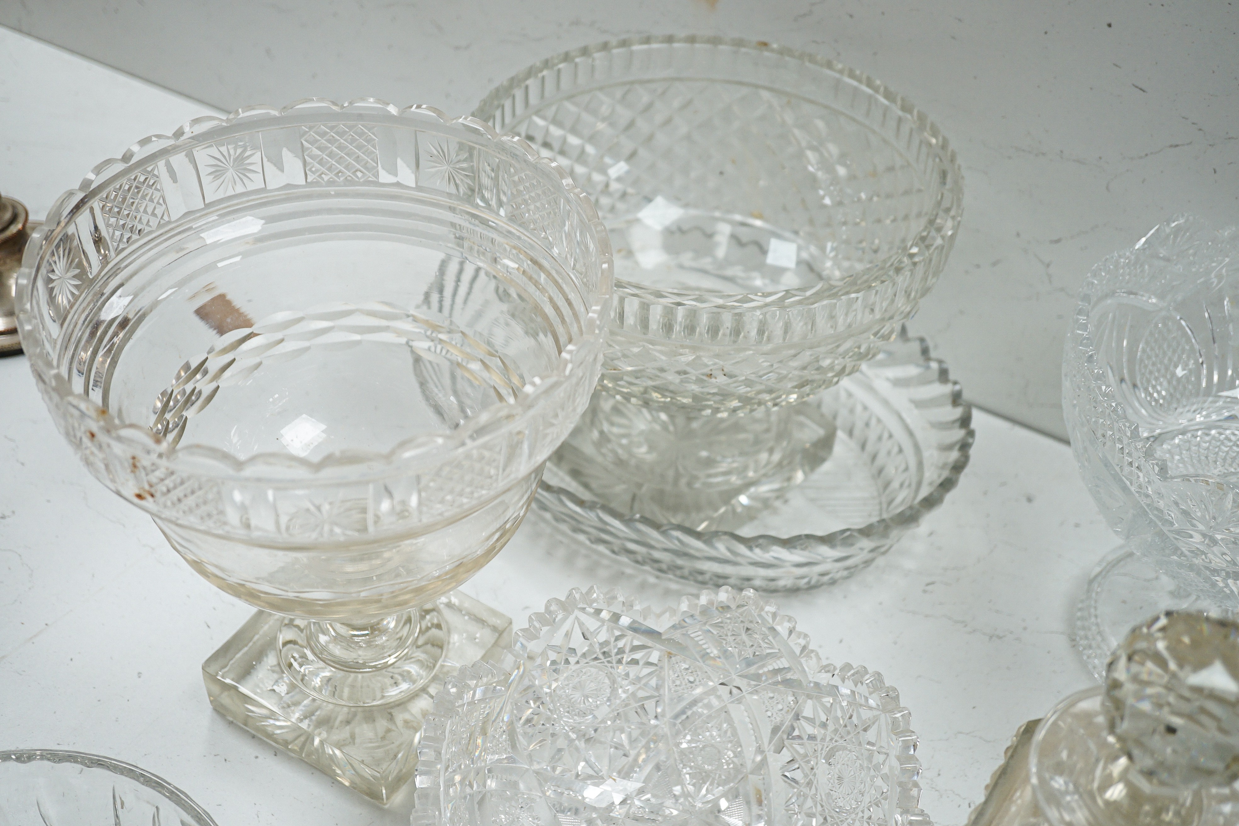 A large quantity of mixed glass, 19th/20th century